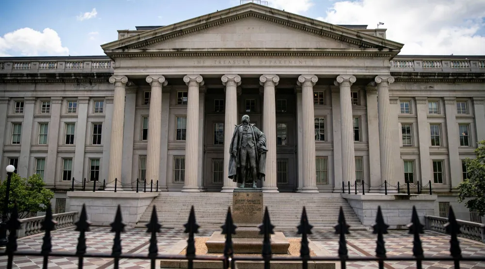 المقر الرئيسي لوزارة الخزانة الأميركية (أرشيفية - رويترز) 