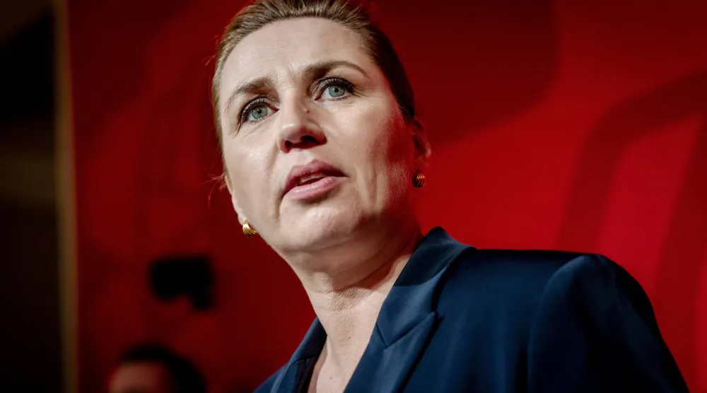 رئيسة وزراء الدنمارك الاشتراكية الديمقراطية ميته فريدريكسن (أ.ب)