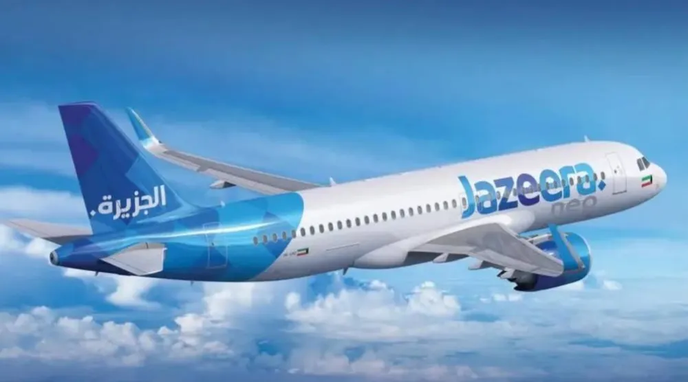 طائرة تابعة لـ«طيران الجزيرة» (طيران الجزيرة)