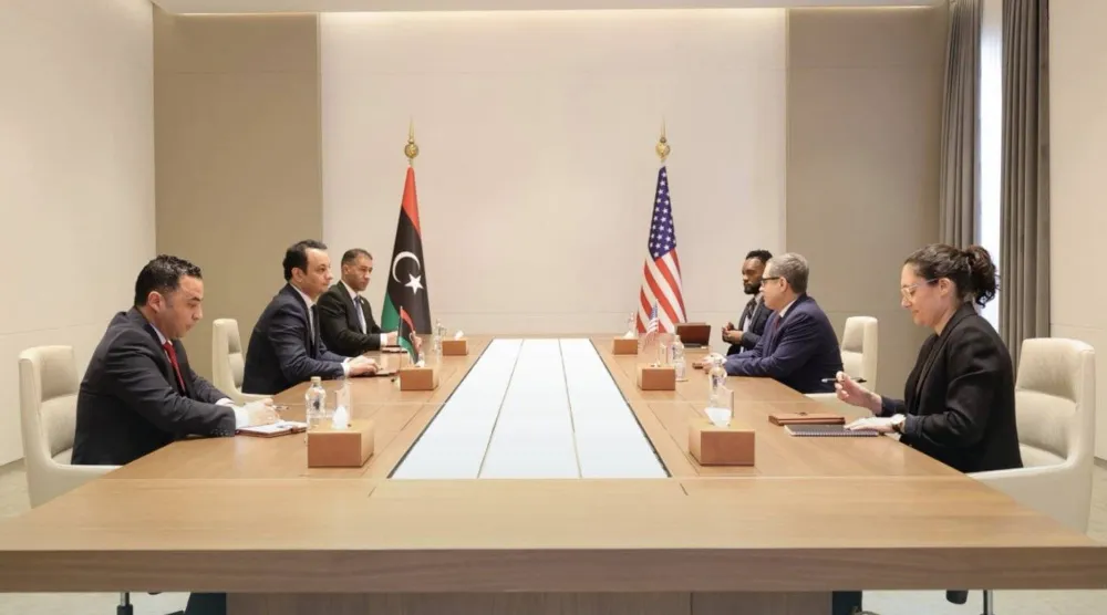 لقاء برنت مع بلقاسم حفتر مساء الثلاثاء (السفارة الأميركية)