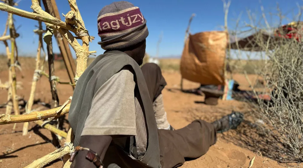 سوداني نازح في دارفور (أ.ف.ب)