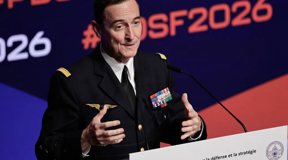 رئيس أركان القوات المسلحة الفرنسية فابيان ماندون ‌(أ.ف.ب)