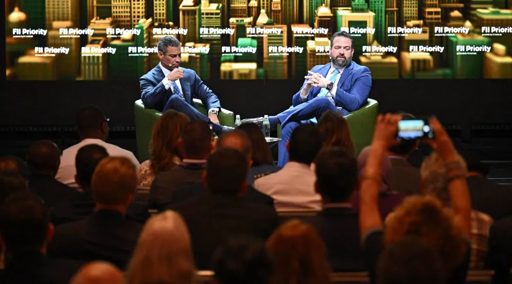 جانب من الجلسات في اليوم التحضيري لقمة مبادرة مستقبل الاستثمار في ميامي (الشرق الأوسط)