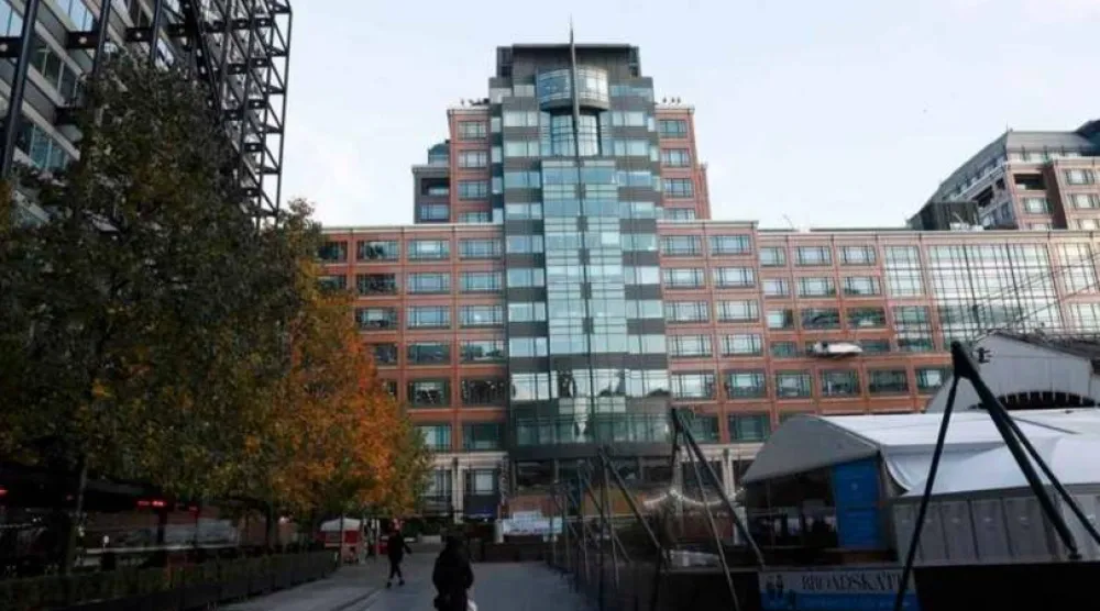 مقر «البنك الأوروبي لإعادة الإعمار والتنمية» في لندن (رويترز)