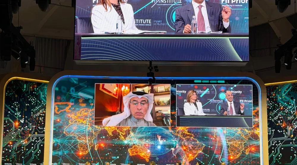 وزير المالية السعودي يتحدث في إحدى جلسات قمة «مبادرة مستقبل الاستثمار» في ميامي (الشرق الأوسط)