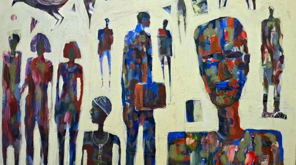 الفن يتحوَّل ملاذاً واللوحات تعكس علاقة الفنان بوطنه المفقود (الشرق الأوسط)