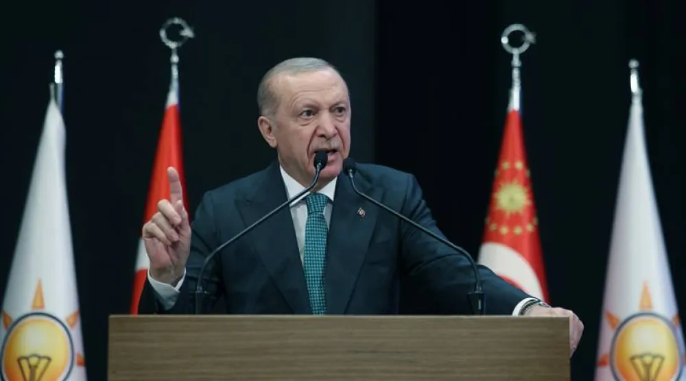 الرئيس التركي رجب طيب إردوغان شدد على تمسك بلاده بالحوار والدبلوماسية لحل مشاكل المنطقة (الرئاسة التركية)