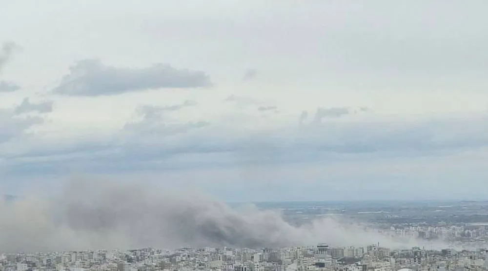 غارات على مدينة همدان غرب إيران الخميس (شبكات التواصل)