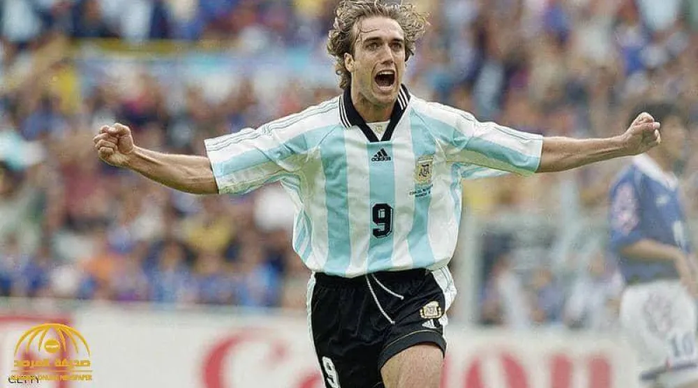 باتيستوتا يحتفل بأحد أهدافه مع الأرجنتين (الشرق الأوسط)