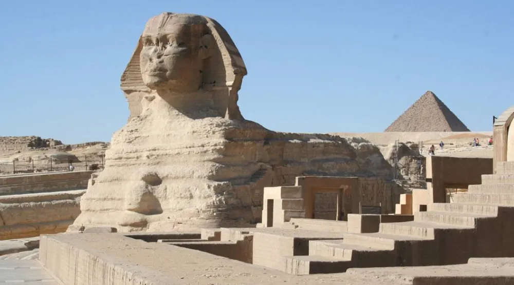 أبو الهول في منطقة الأهرامات (وزارة السياحة والآثار)