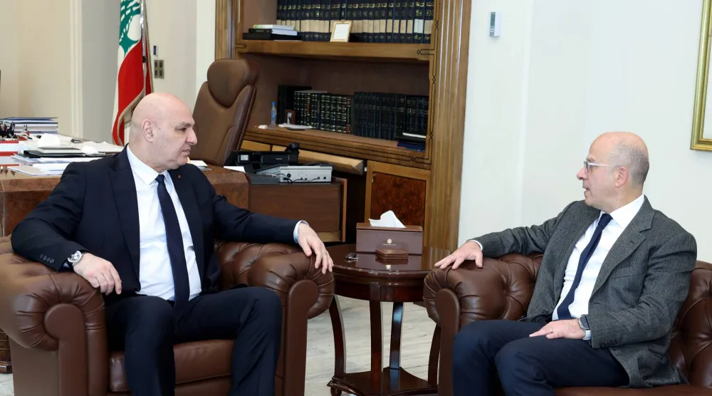 الرئيس اللبناني جوزيف عون يلتقي الوزير فادي مكي (الرئاسة اللبنانية)