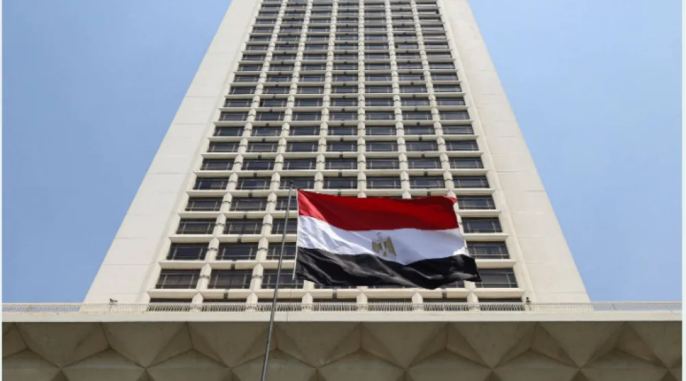 مقر وزارة الخارجية المصرية في وسط القاهرة (رويترز)