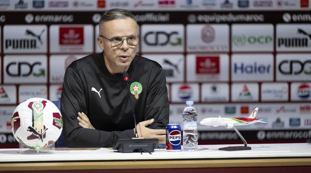 محمد وهبي مدرب المغرب الجديد (إ.ب.أ)