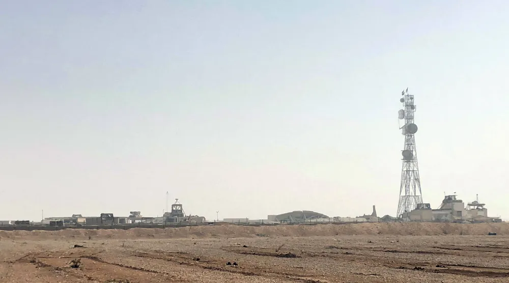 قاعدة التنف في جنوب شرقي سوريا (أرشيفية - أ.ب)