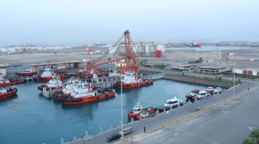 ميناء الملك فهد الصناعي في ينبع (واس)