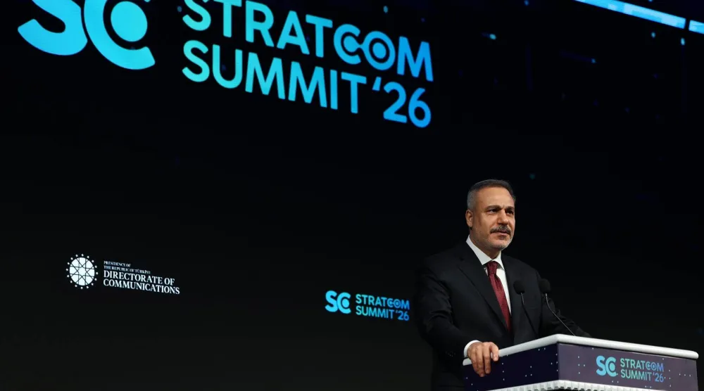 وزير الخارجية التركي هاكان فيدان حذّر من اتساع نطاق حرب إيران يوم 28 مارس (الخارجية التركية - إكس)