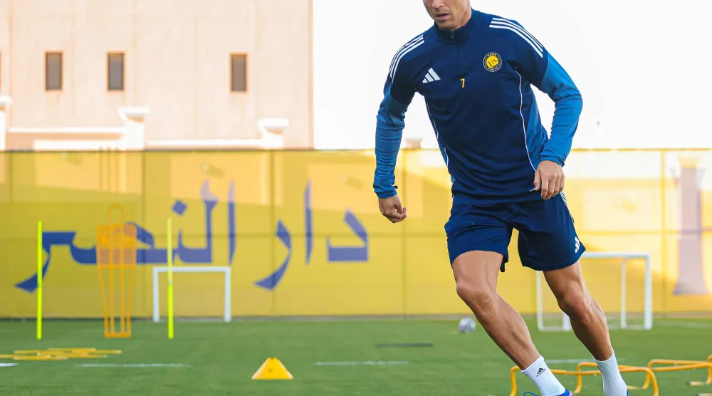 عودة رونالدو أنعشت تدريبات النصر (موقع النادي)