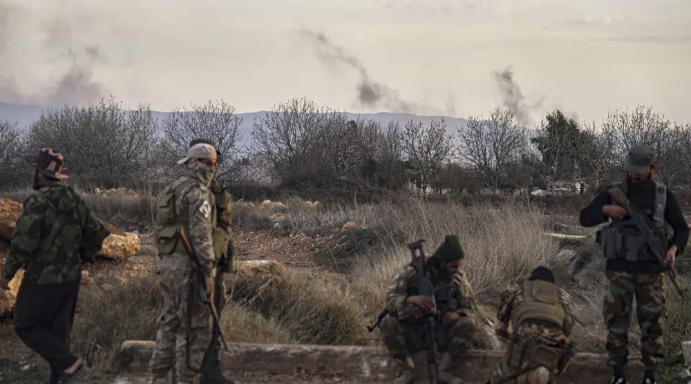 جنود سوريون في قرية حوش السيد علي (أرشيفية - أ.ب)