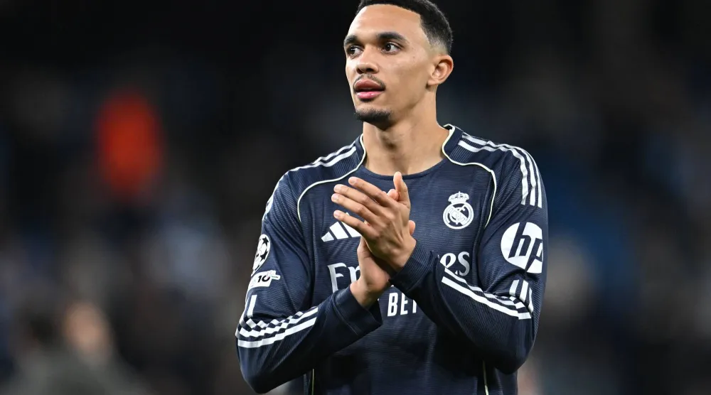  ترينت ألكسندر أرنولد مدافع ريال مدريد (أ.ف.ب)