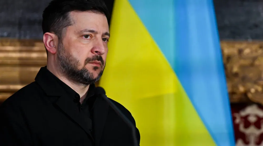 الرئيس الأوكراني فولوديمير زيلينسكي (د.ب.أ)