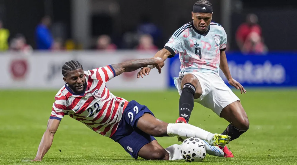 أميركا سقطت أمام بلجيكا بخماسية في أتلانتا (رويترز)