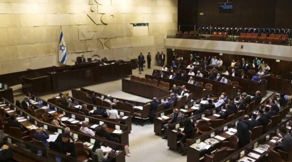 جانب من جلسة سابقة للبرلمان الإسرائيلي (أرشيفية - رويترز)