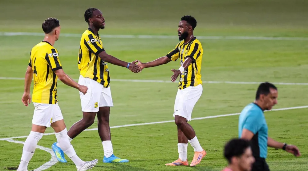 الاتحاد هزم الوحدة بثلاثة أهداف دون مقابل (نادي الاتحاد)