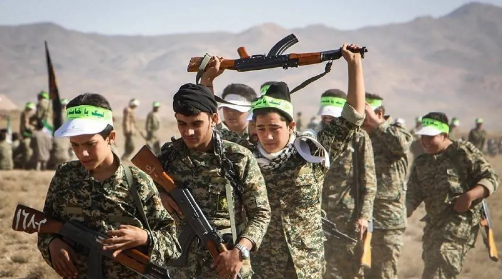 تدريبات لطلبة ينظمها جهاز «الباسيج» الذراع التعبوية لـ«الحرس الثوري» (أرشيفية - تسنيم)