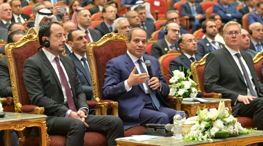 الرئيس المصري عبد الفتاح السيسي يشهد الاثنين انطلاق فعاليات مؤتمر ومعرض مصر الدولي للطاقة «إيجبس 2026» في القاهرة (الرئاسة المصرية)