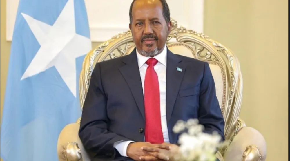 الرئيس الصومالي حسن شيخ محمود (وكالة الأنباء الصومالية)