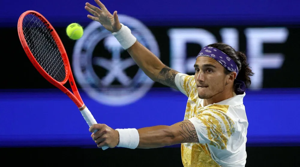 الإيطالي ماركو بيلوتشي يتألق في مراكش (أ.ف.ب)