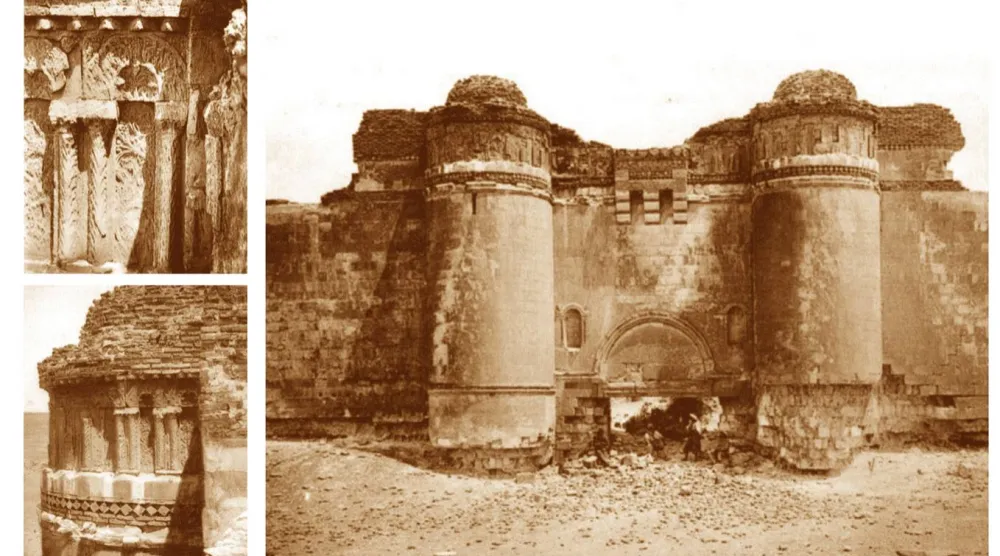 قصر الحير الشرقي في صور تعود إلى منتصف عشرينات القرن الماضي