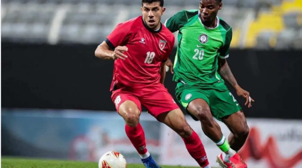 الأردن تعادلت مع نيجيريا في أنطاليا (منتخب الأردن)