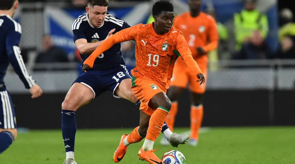 كوت ديفوار هزمت اسكوتلندا وديا (أ.ف.ب)