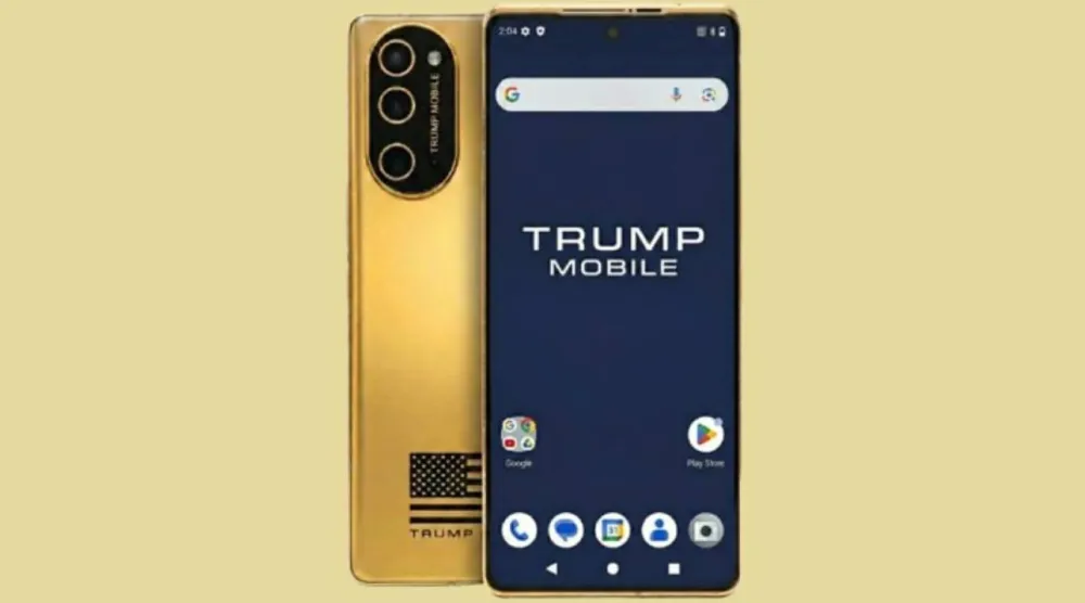 Trump Mobile'ın "T1" telefonu daha geleneksel dikey kamera tasarımına geçiş yaparken şirket, telefonun "ABD'de üretileceğine" dair önceki iddialarından sessizce geri adım atmaya devam ediyor (Trump Mobile)