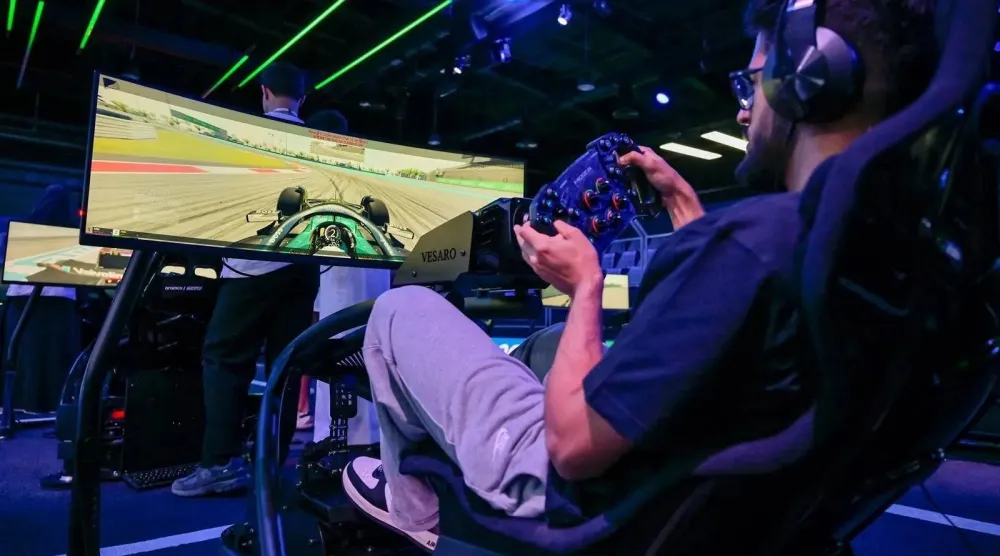 جانب من منافسات كأس العالم للرياضات الإلكترونية في الرياض (واس)