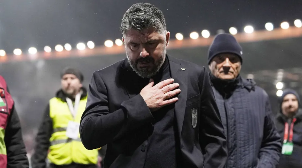 غاتوزو اعتذر للجماهير الإيطالية عقب خسارة التأهل (أ.ب)