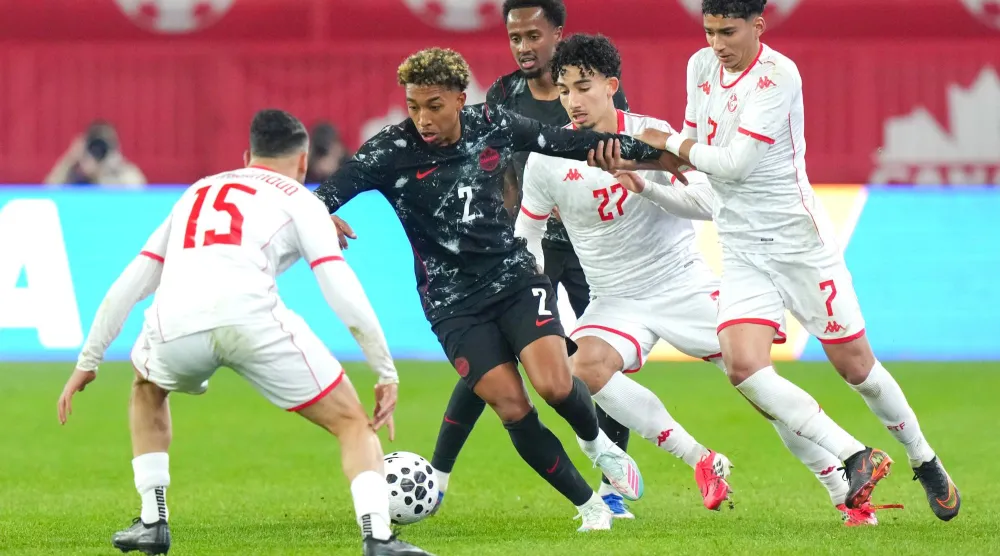  تونس تتعادل سلباً مع كندا (أ.ب)