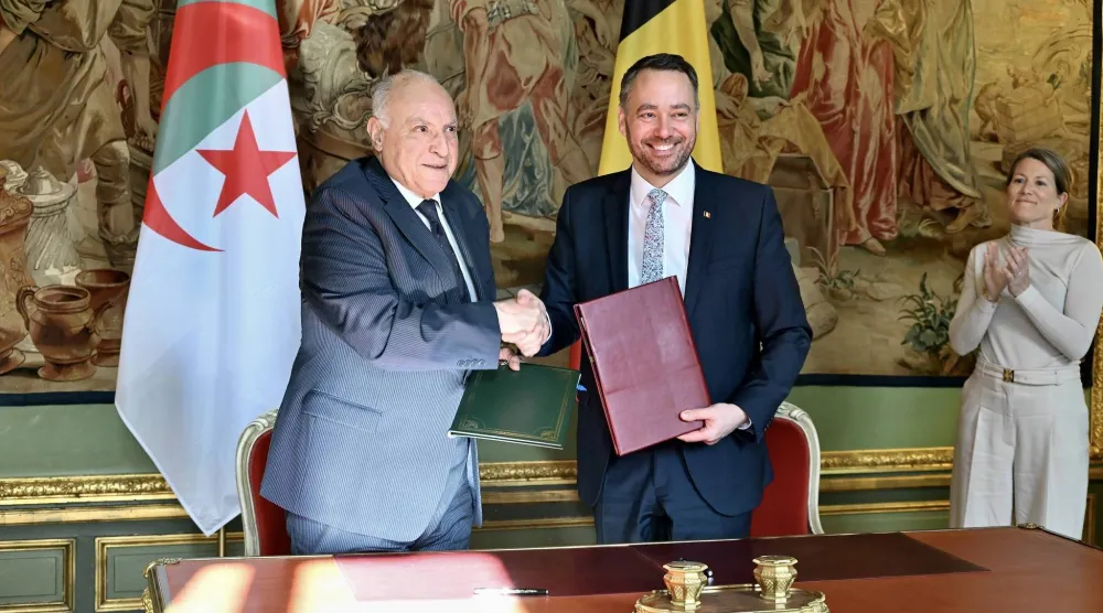 توقيع اتفاقين بين الجزائر وبلجيكا أحدهما يخص ترحيل المهاجرين السريين (وزارة الخارجية الجزائرية)