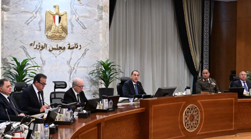 جانب من اجتماع الحكومة المصرية الأربعاء (مجلس الوزراء المصري)