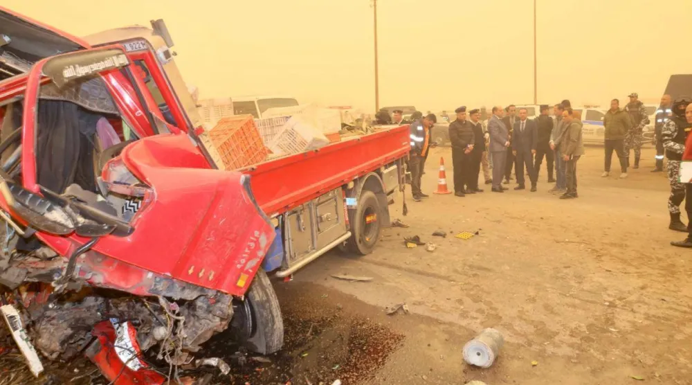 حادث تصام مروع بسبب السير عكس الاتجاه في مصر (محافظة المنوفية)