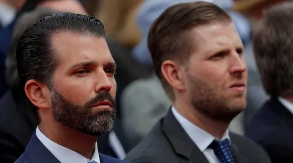 إريك ترمب (يمين) ودونالد ترمب الابن (أرشيفية-رويترز)