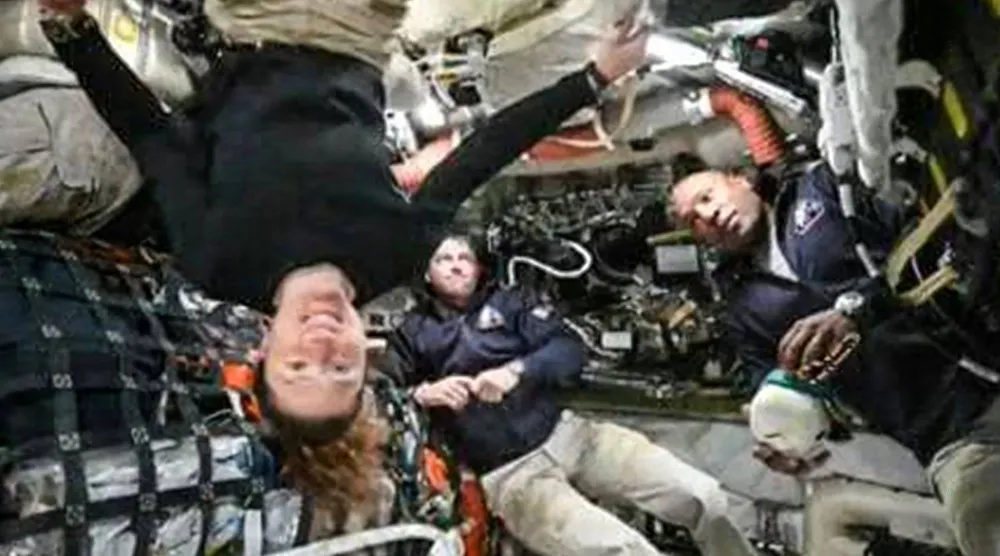 بعثة أرتيميس 2 في طريقها إلى القمر (ناسا - أ.ف.ب)