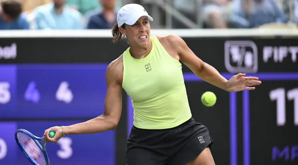 الأميركية ماديسون كيز تتألق في تشارلستون (د.ب.أ)