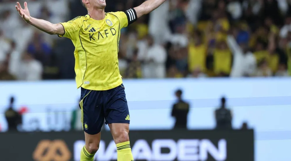 كريستيانو رونالدو يواصل مطاردة الرقم التاريخي (تصوير: عبد العزيز النومان)