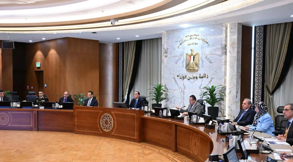 اجتماع لمجلس الوزراء المصري برئاسة مصطفى مدبولي (مجلس الوزراء المصري)