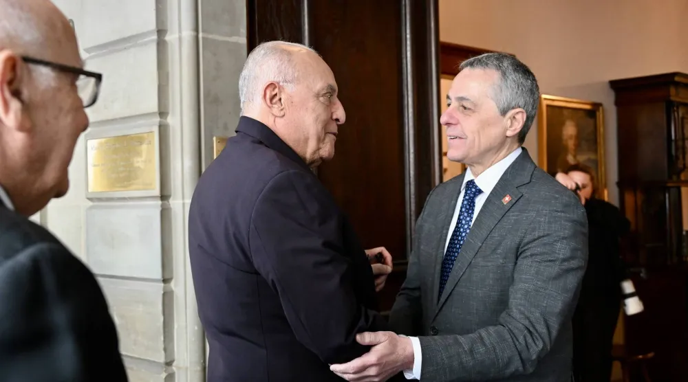 وزيرا خارجية الجزائر وسويسرا (وزارة الخارجية الجزائرية)