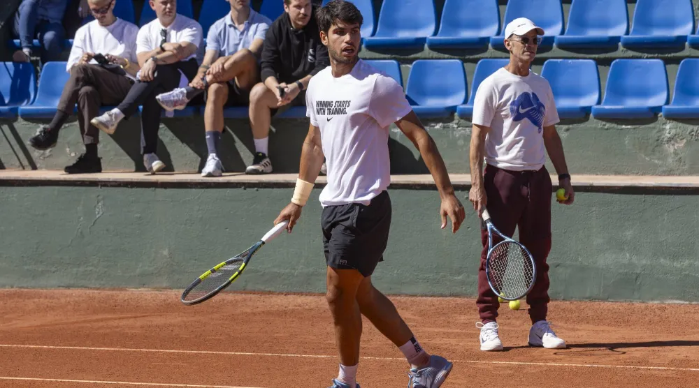 الإسباني كارلوس ألكاراس المصنف الأول عالمياً (إ.ب.أ)