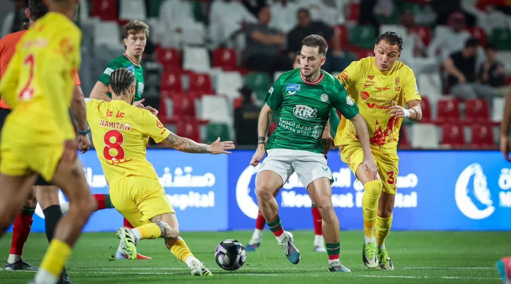 ميدران خلال مواجهة فريقه أمام القادسية (نادي الاتفاق) 