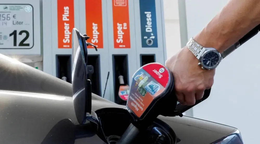 محطة وقود في ألمانيا (إكس)